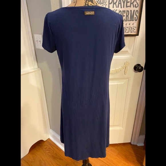 Matilda Jane Navy Blue Dress Size Medium - Picture 3 of 6